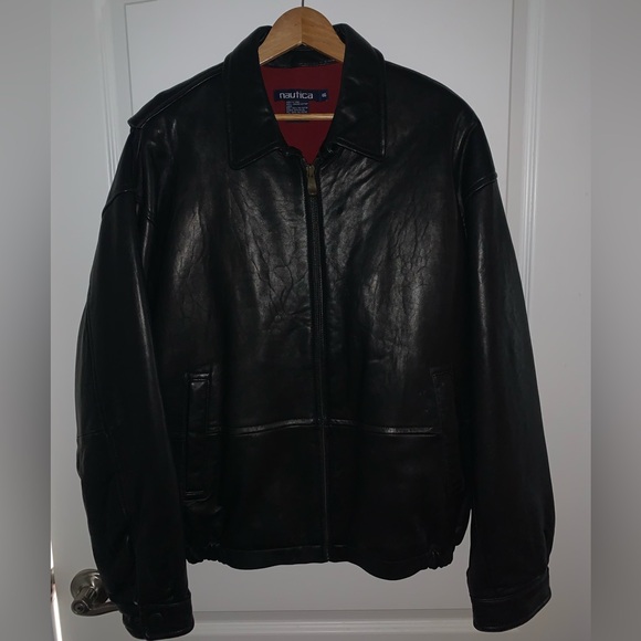 Nautica Men's Black Bomber Jacket
